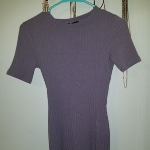 Stretch fabric body con dress